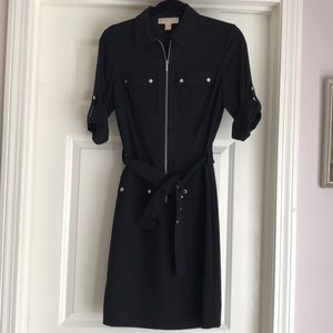 Black Michael Kors shirtdress